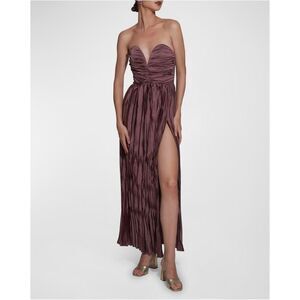 L’IDEE Boudoir Strapless Sweetheart Pleated Midi Dress
 US8(AU12)